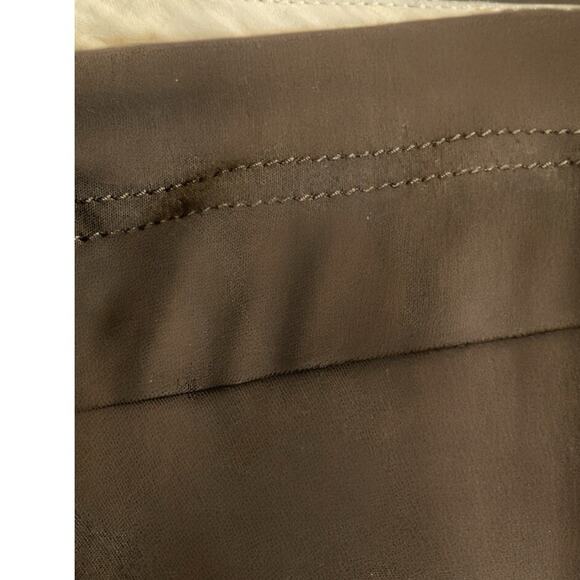 BANANA REPUBLIC Harrison Women’s Size 6 Brown Pants Stretch Cotton Wide Leg - Picture 3 of 6